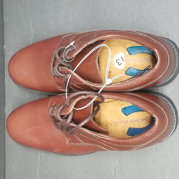 Nunn Bush Brown Leather Oxford Shoes Comfort Gel main image 4